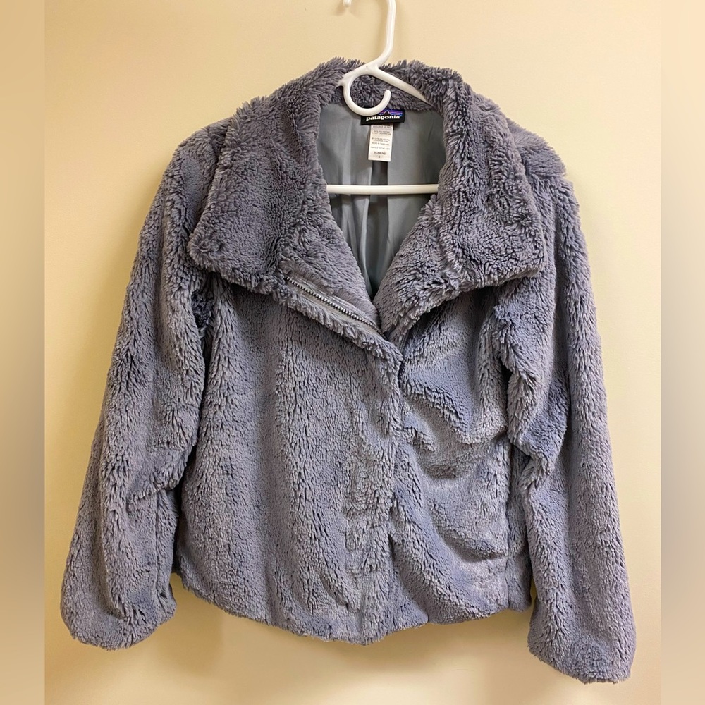 Women’s size small Patagonia gray fur coat